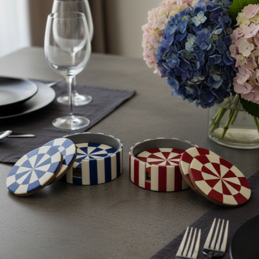 Untersetzer 4er Set FINLAY rund ⌀ 10 cm