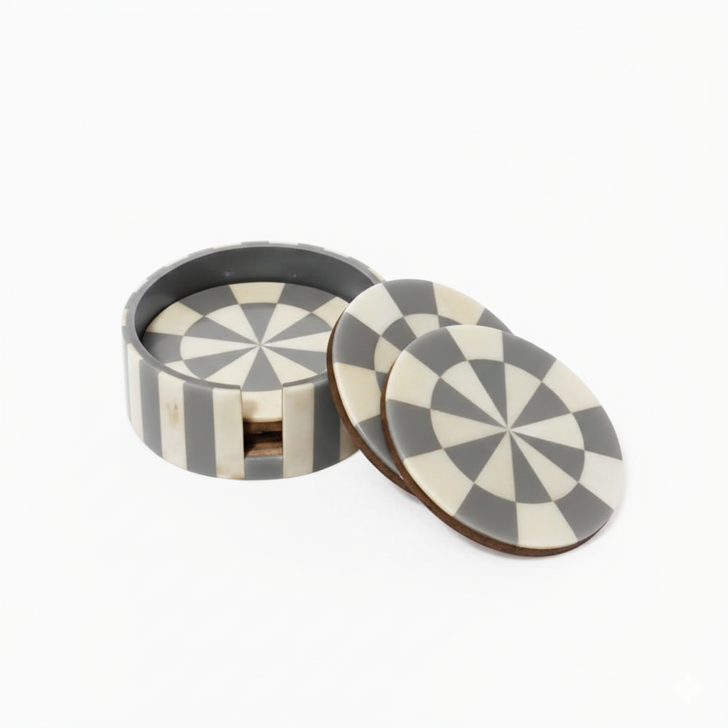 Untersetzer 4er Set FINLAY rund ⌀ 10 cm