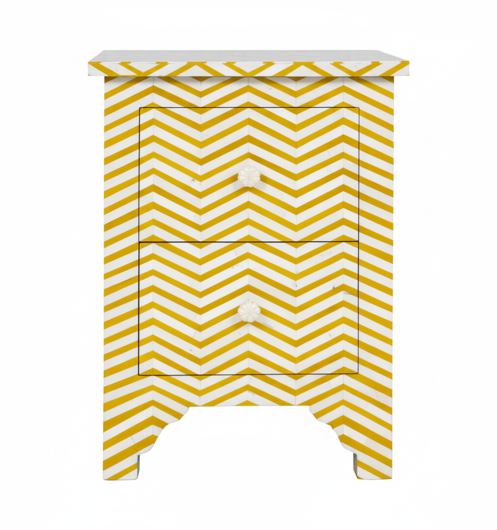 Nachttisch ZIGZAG, 2er Set mit 60 cm Höhe