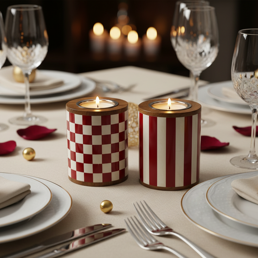 Teelichthalter TUBE 2-er Set