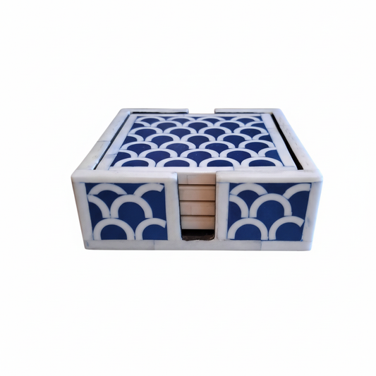 Untersetzer 4er-Set FISH eckig 10 cm x 10 cm