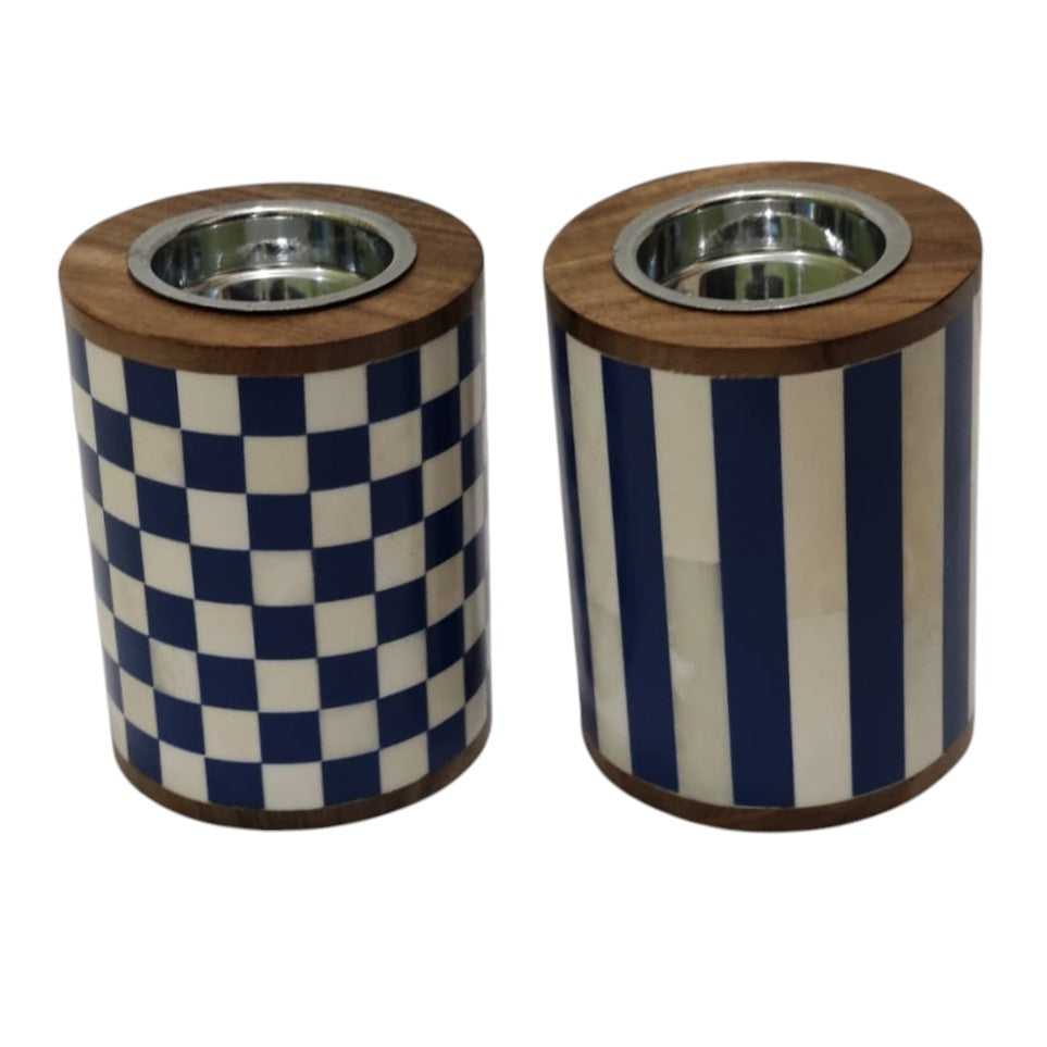 Teelichthalter TUBE 2-er Set