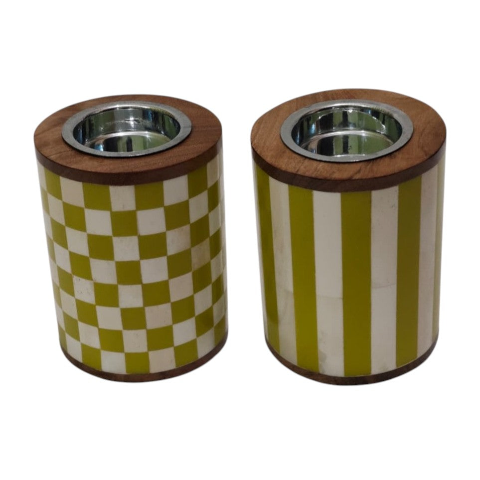 Teelichthalter TUBE 2-er Set