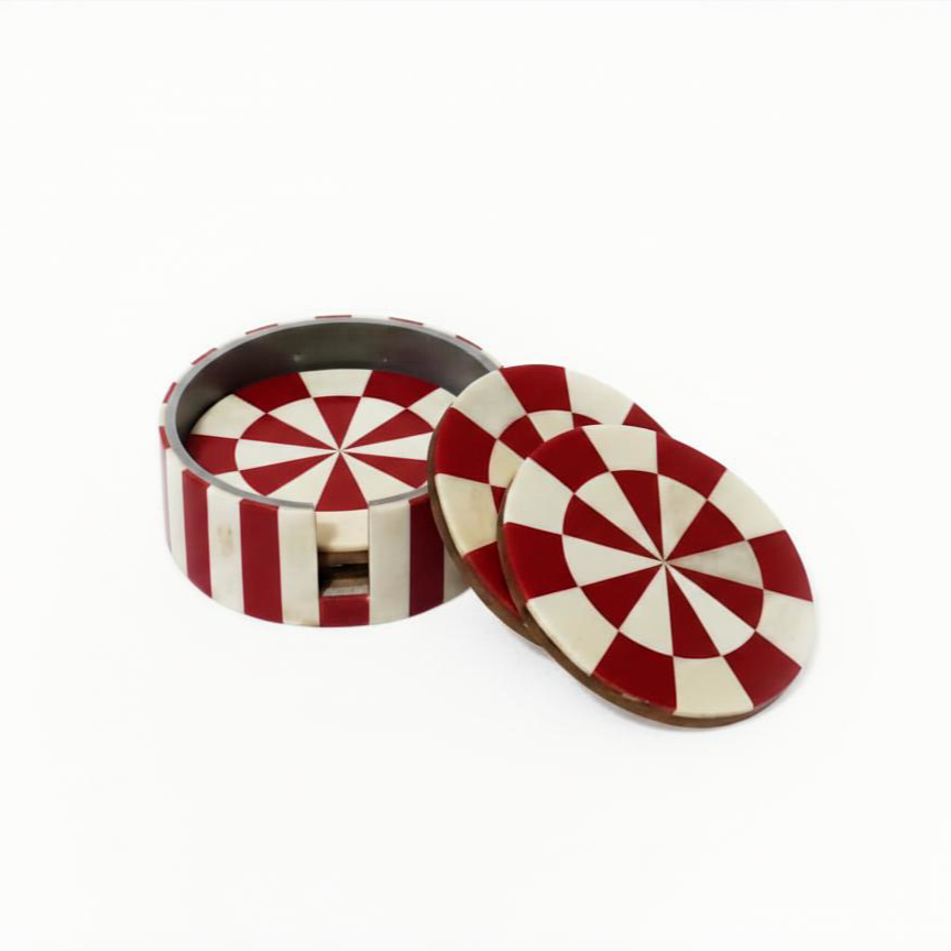 Untersetzer 4er Set FINLAY rund ⌀ 10 cm
