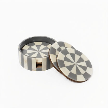 Untersetzer 4er Set FINLAY rund ⌀ 10 cm