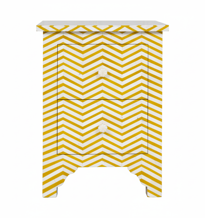 Nachttisch ZIGZAG, 2er Set mit 60 cm Höhe
