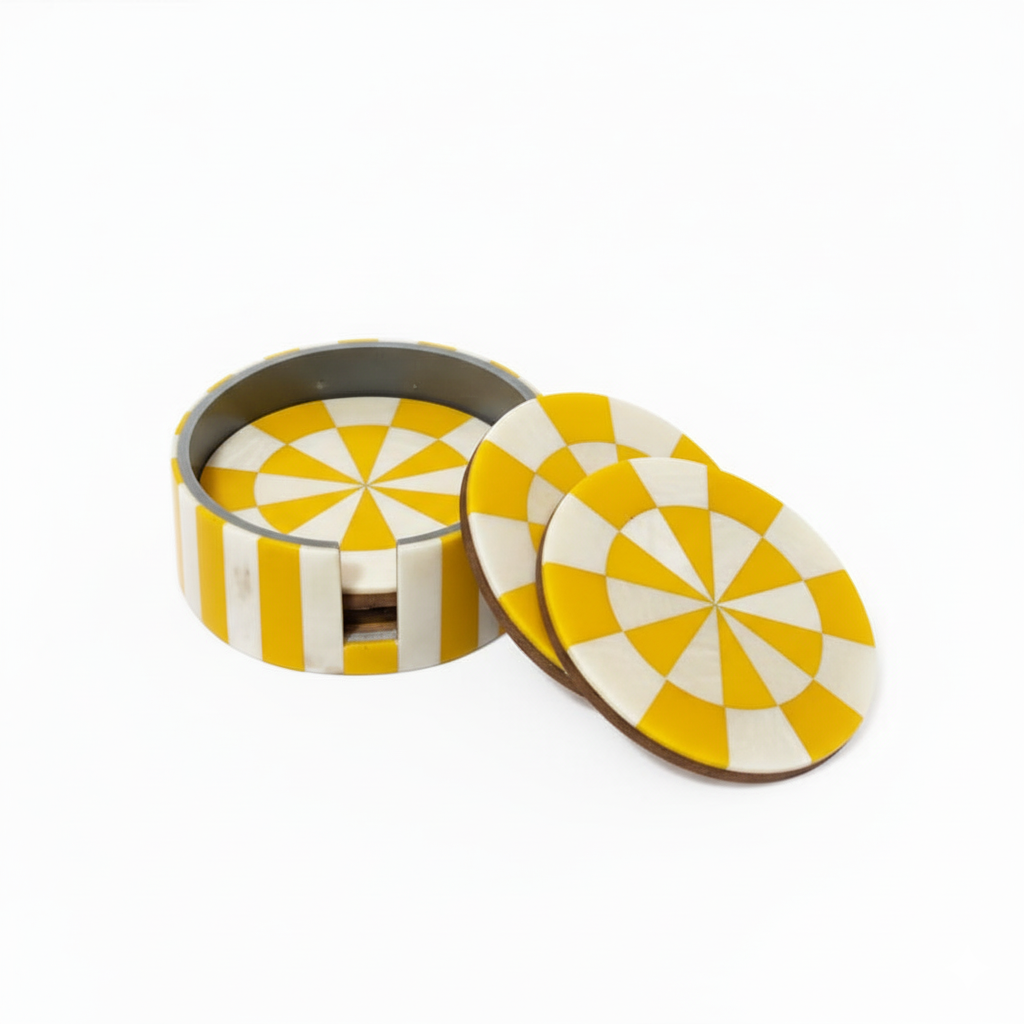 Untersetzer 4er Set FINLAY rund ⌀ 10 cm