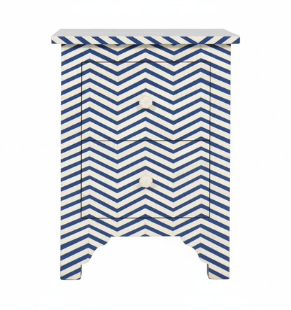 Nachttisch ZIGZAG, 2er Set mit 60 cm Höhe