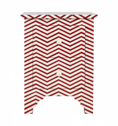 Nachttisch ZIGZAG, 2er Set mit 60 cm Höhe