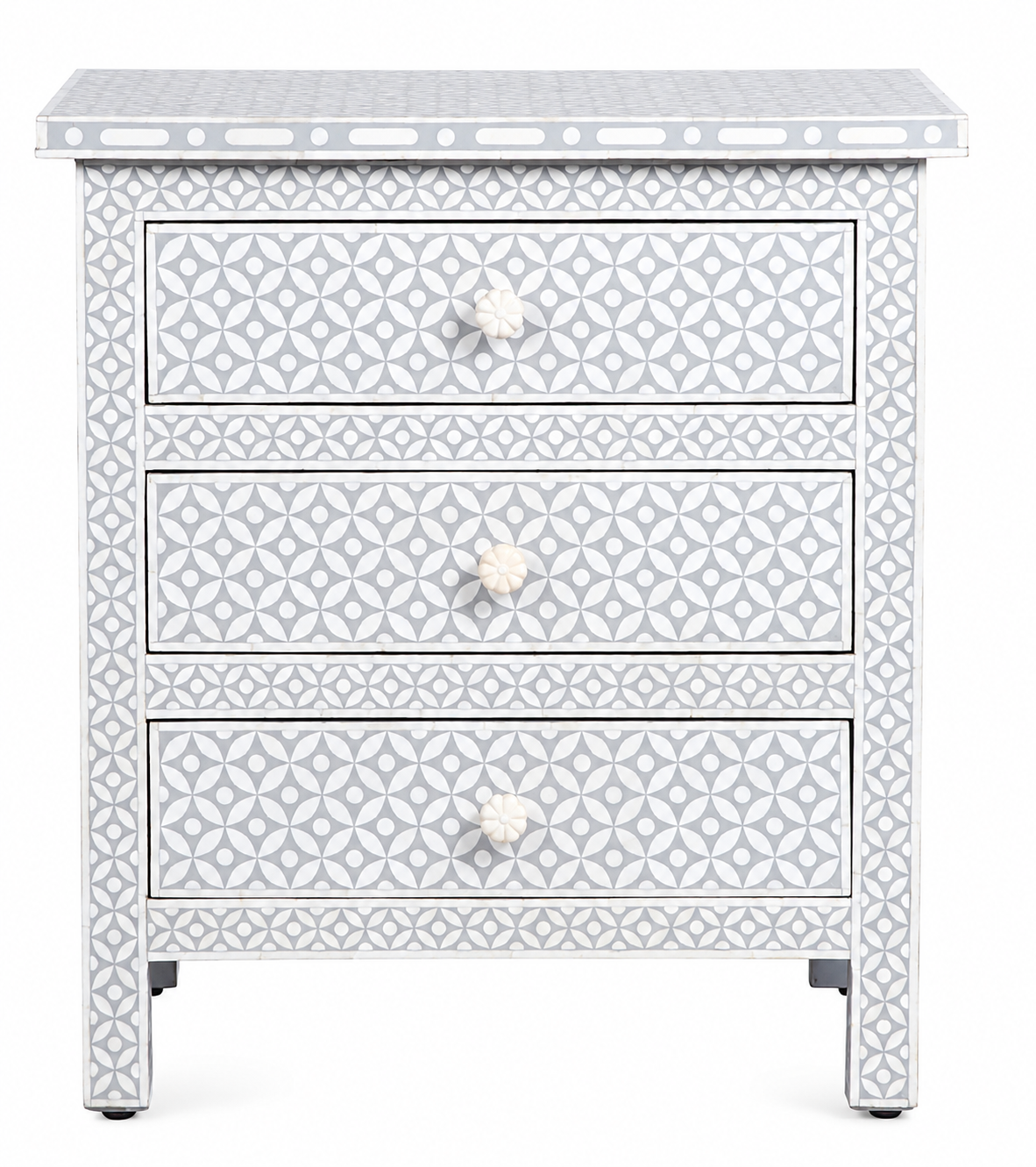 Nachttisch STELLA, 2er Set mit 60 cm Höhe